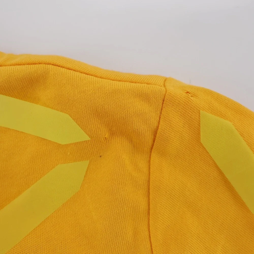 NEW Polo Ralph Lauren T-Shirt Yellow Short Sleeve Mens Medium Defect